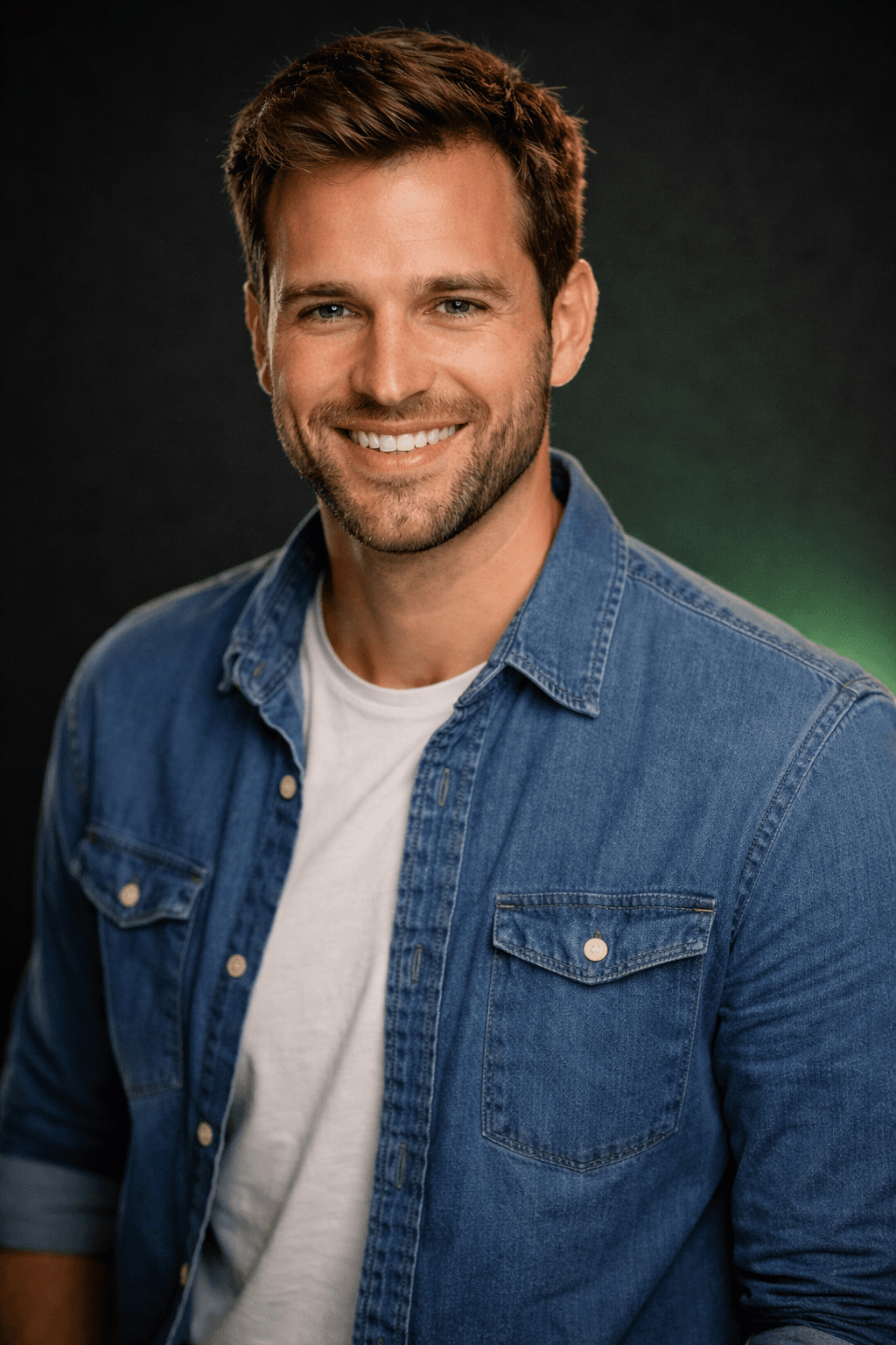 Cliente sorrindo para representar uma historia de sucesso.